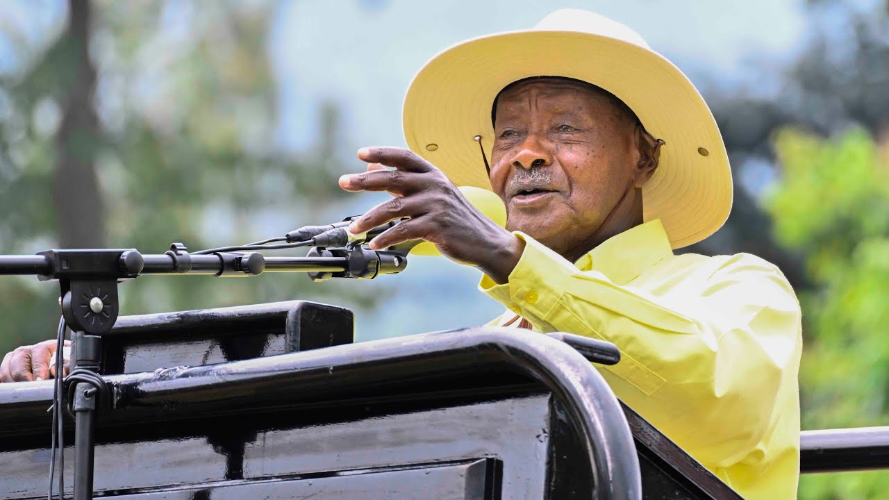 Embedded thumbnail for Museveni campaigns in Bududa, Bugisu Region