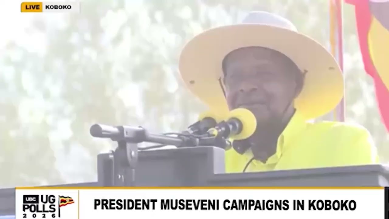 Embedded thumbnail for  President Museveni campaigns in Koboko, West Nile