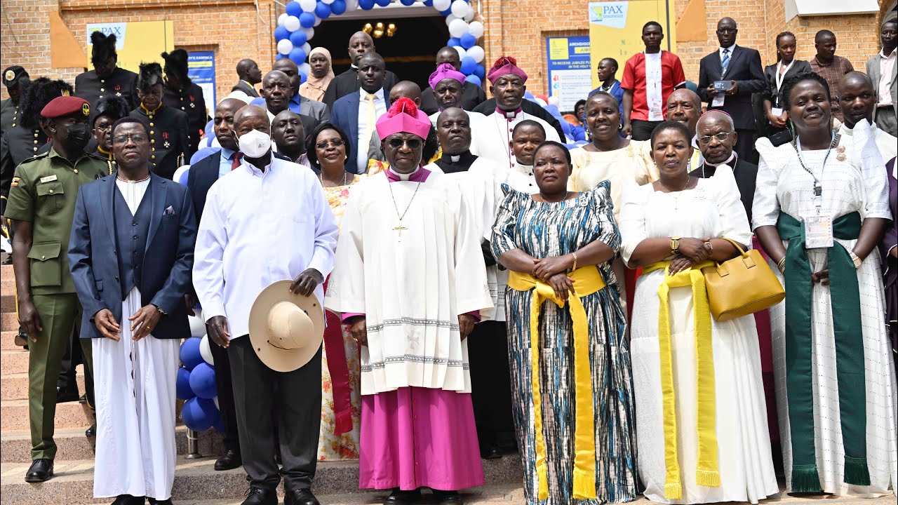 Embedded thumbnail for President Museveni attends celebration of 100 years of Lubaga Cathedral consecration