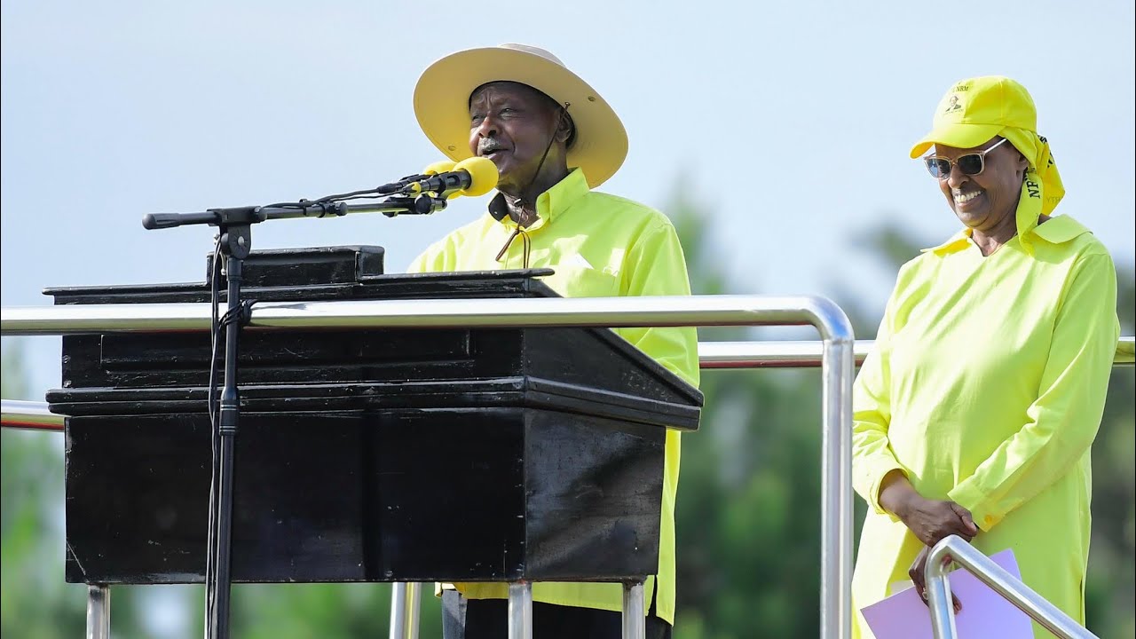 Embedded thumbnail for Museveni campaigns in Kalaki, Teso region