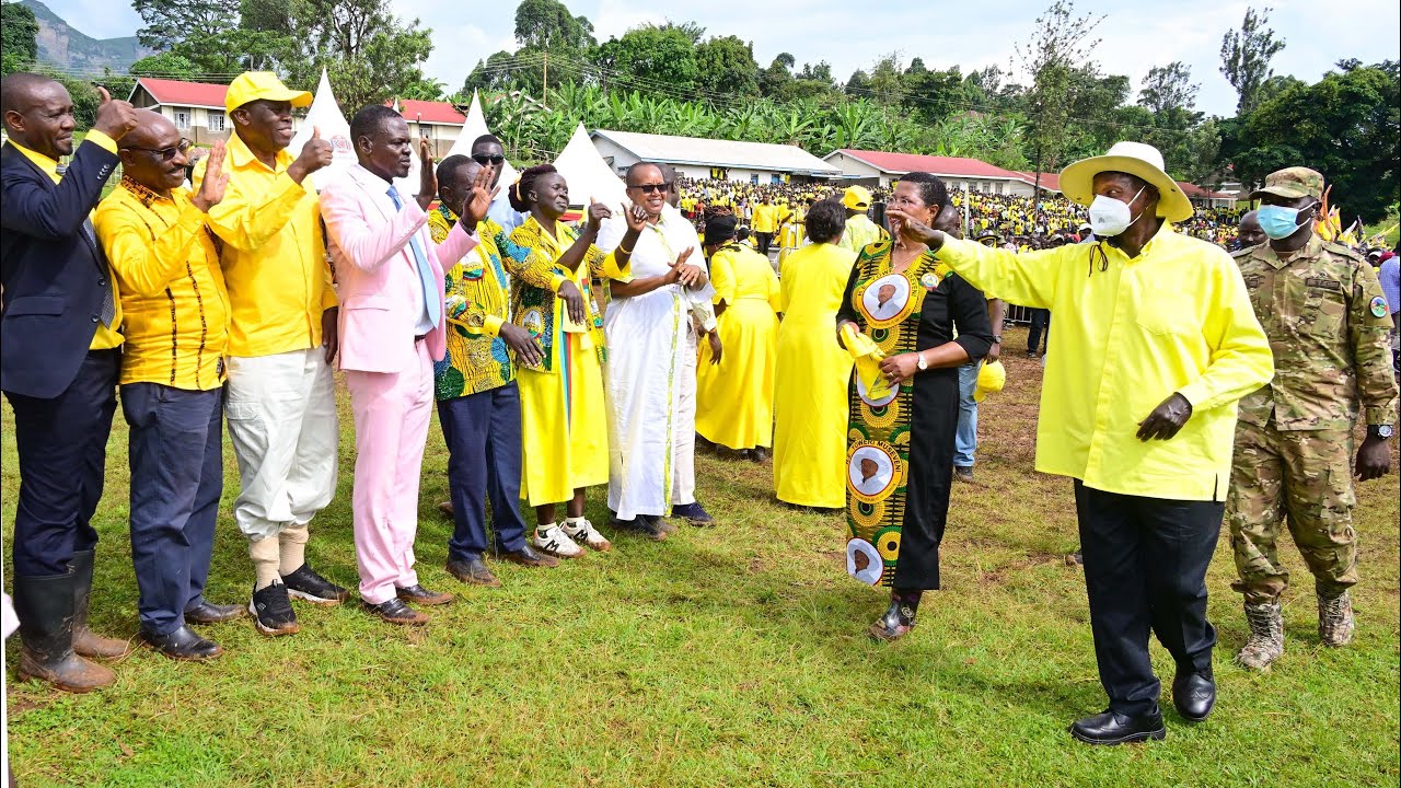 Embedded thumbnail for Museveni campaigns in Namisindwa district