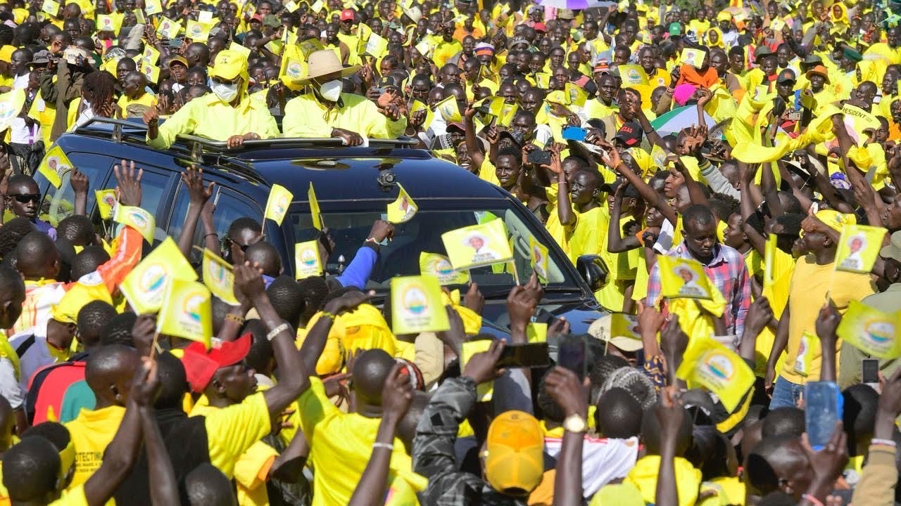 Embedded thumbnail for President Museveni campaigns in Amudat, Karamoja region