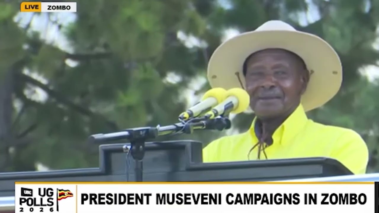 Embedded thumbnail for President Museveni campaigns in Zombo, West Nile
