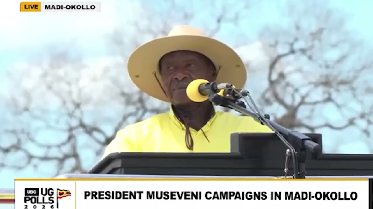 Embedded thumbnail for  President Museveni campaigns in Madi Okollo, West Nile