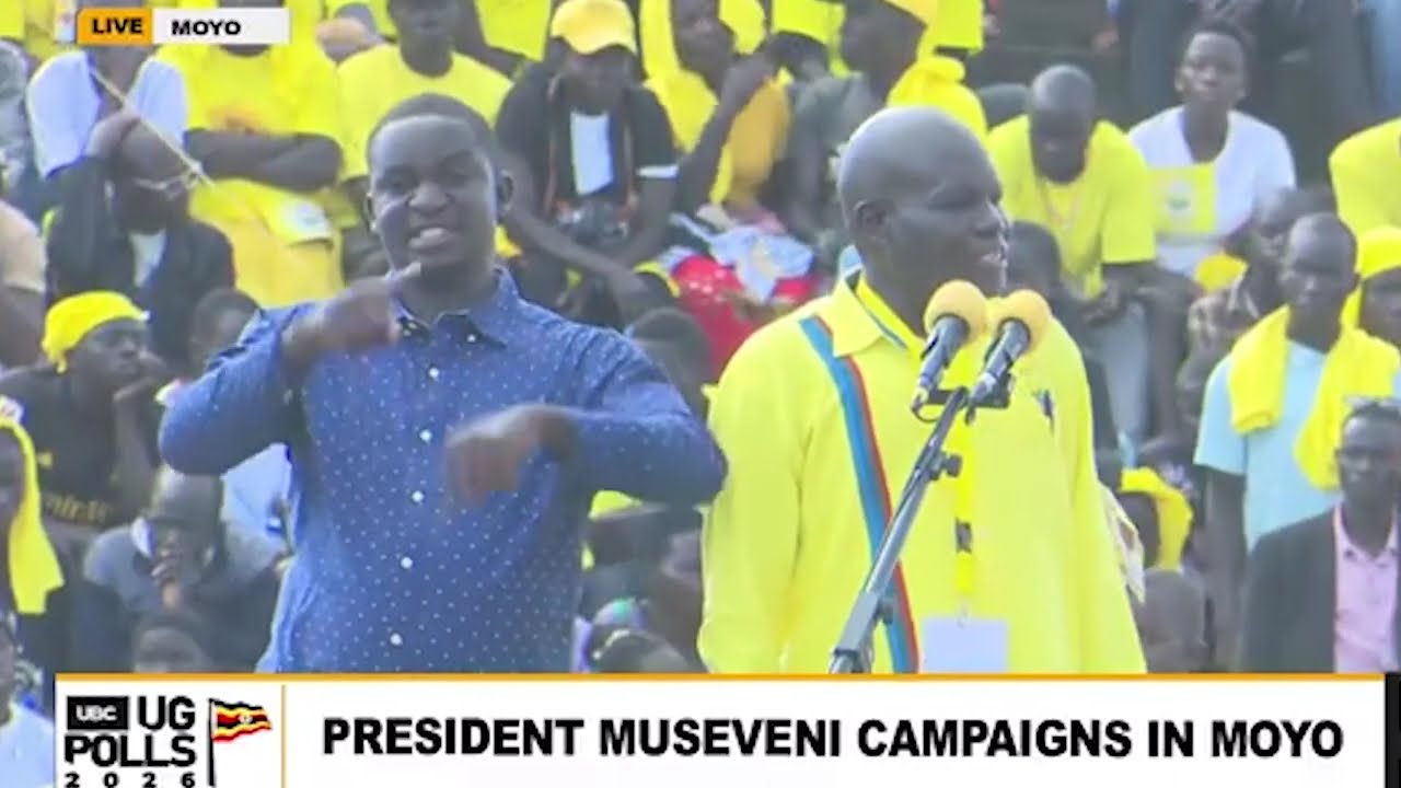 Embedded thumbnail for President Museveni campaigns in Moyo, West Nile