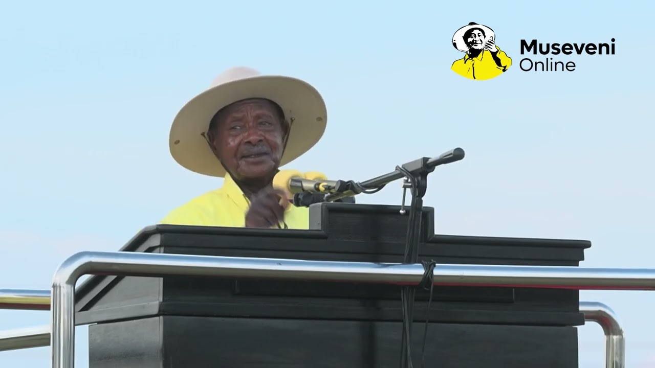 Embedded thumbnail for  President Museveni campaigns in Pakwach