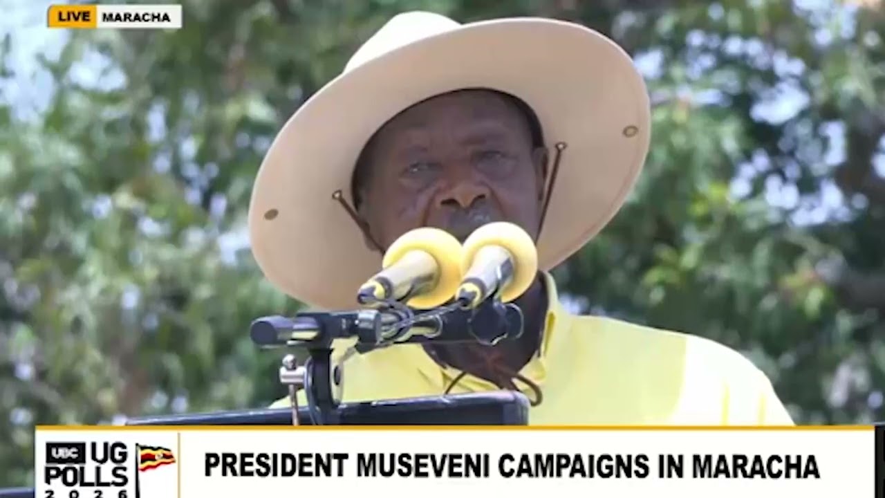 Embedded thumbnail for  President Museveni campaigns in Maracha, West Nile