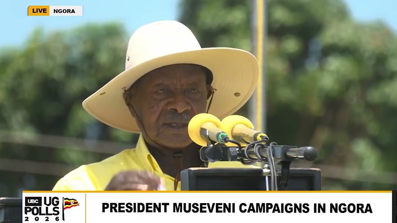 Embedded thumbnail for Museveni campaigns in Ngora, Teso region
