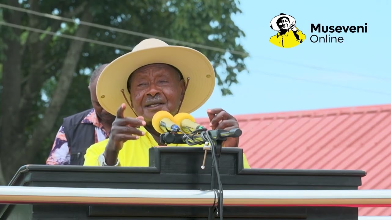 Embedded thumbnail for President Museveni campaigns in Budaka