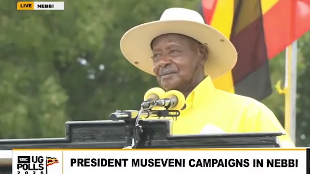 Embedded thumbnail for President Museveni campaigns in Nebbi, West Nile