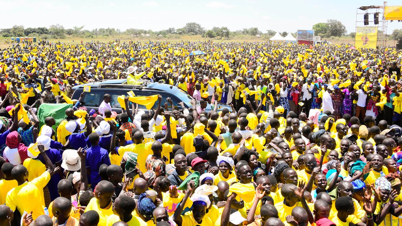 Embedded thumbnail for Museveni campaigns in Agago